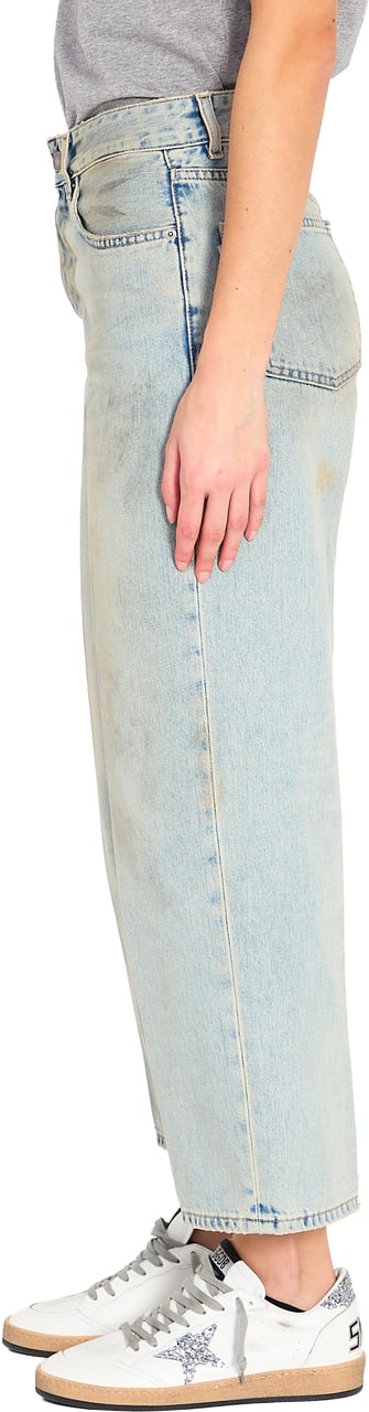Haikure Betty Soft Stained Sky denim pants Lichtblauw