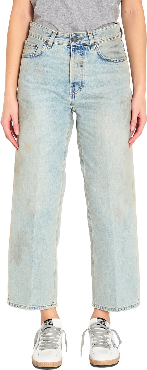 Haikure Betty Soft Stained Sky denim pants Lichtblauw