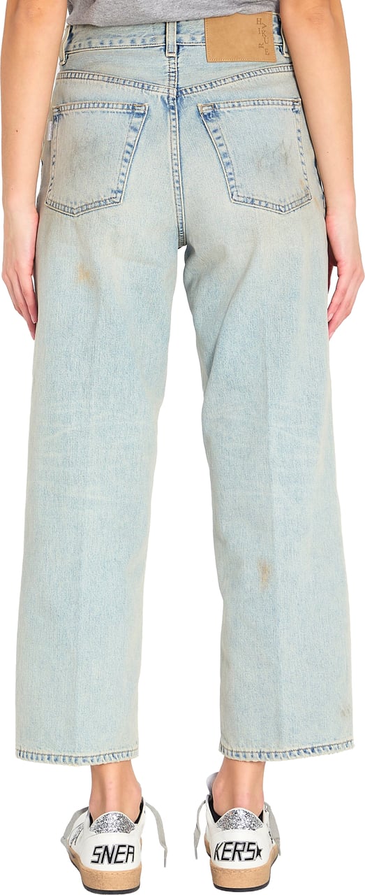 Haikure Betty Soft Stained Sky denim pants Lichtblauw