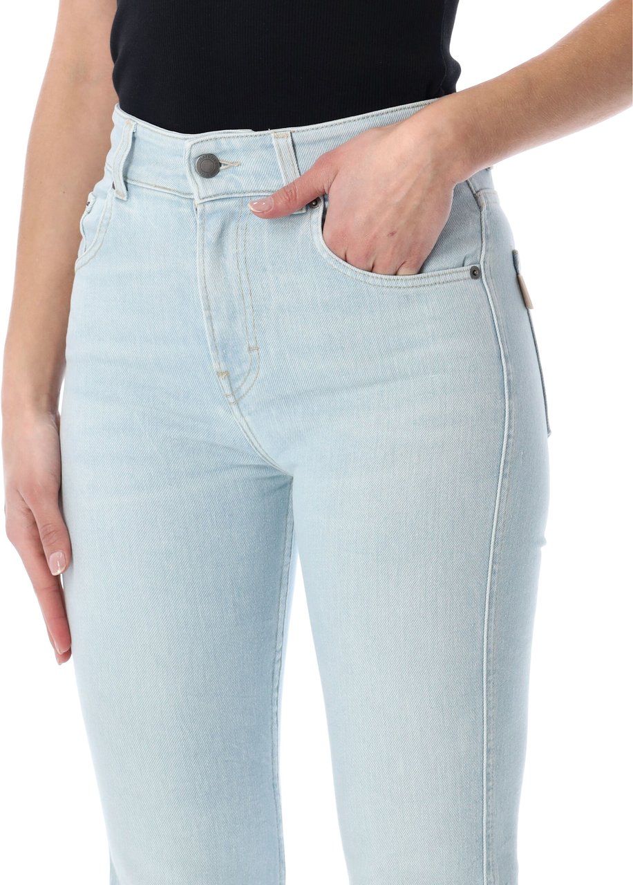 Haikure Farrah Flared Jeans Ice Grey Lichtblauw