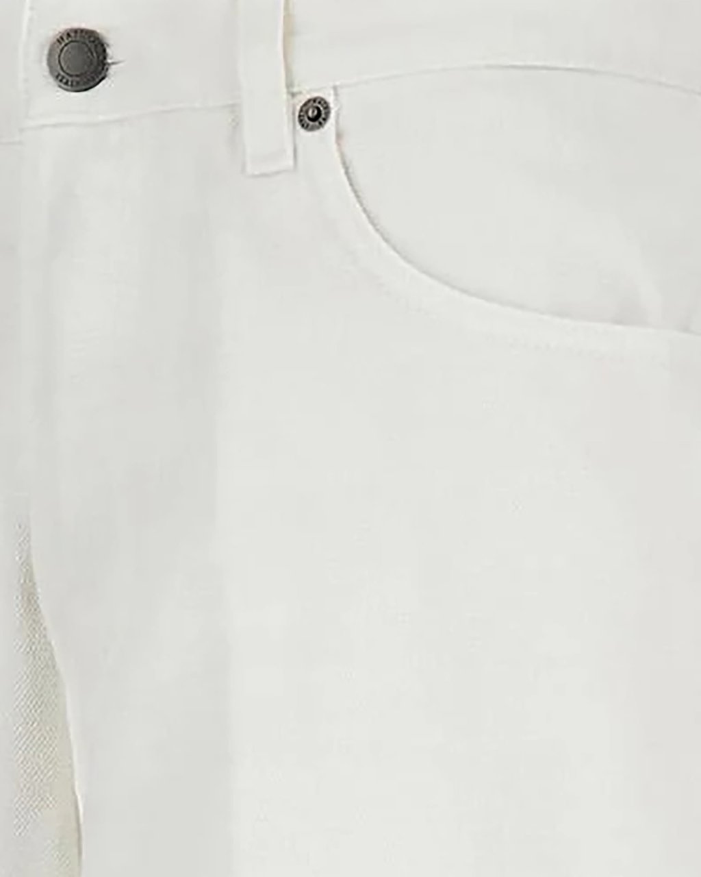 Haikure Boyfriend Fit Off-White Jeans with Soft Waistband Wit