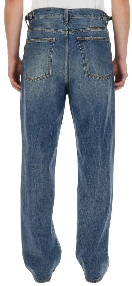 Haikure Classic Blue Denim Jeans Grijs