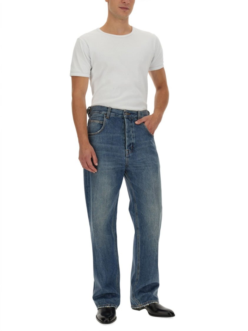 Haikure Classic Blue Denim Jeans Grijs