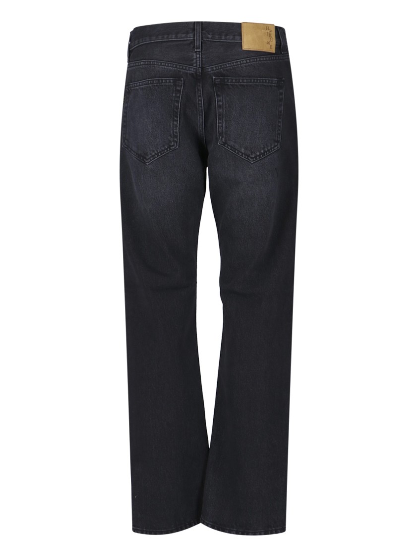 Haikure Straight Jeans – Black Zwart