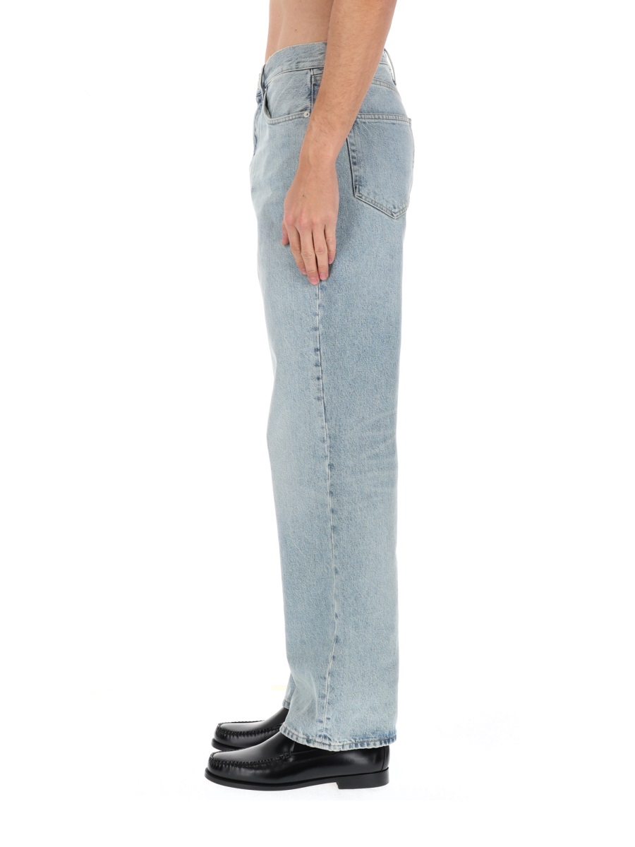 Haikure Logan Celestial Relaxed Straight Jeans Wit