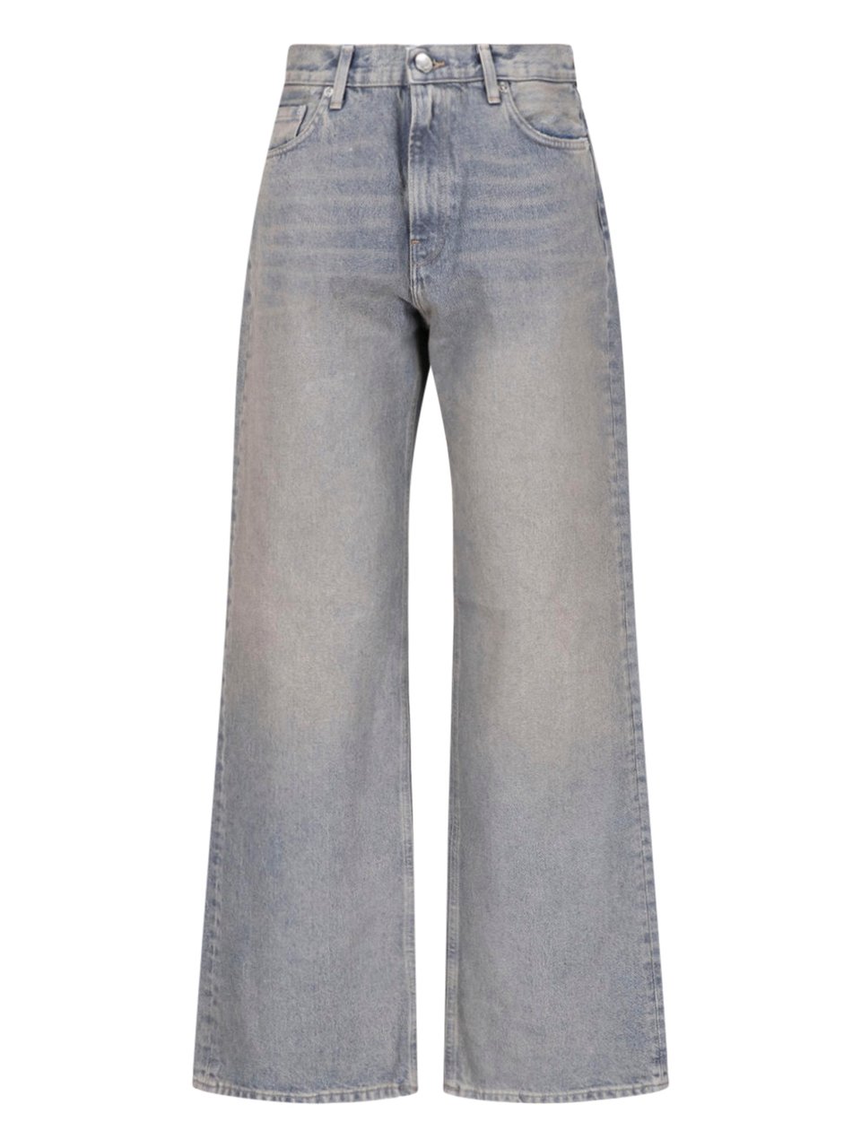 Haikure Blue Korea Cotton Denim Jeans Blauw