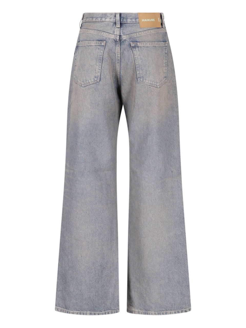 Haikure Blue Korea Cotton Denim Jeans Blauw