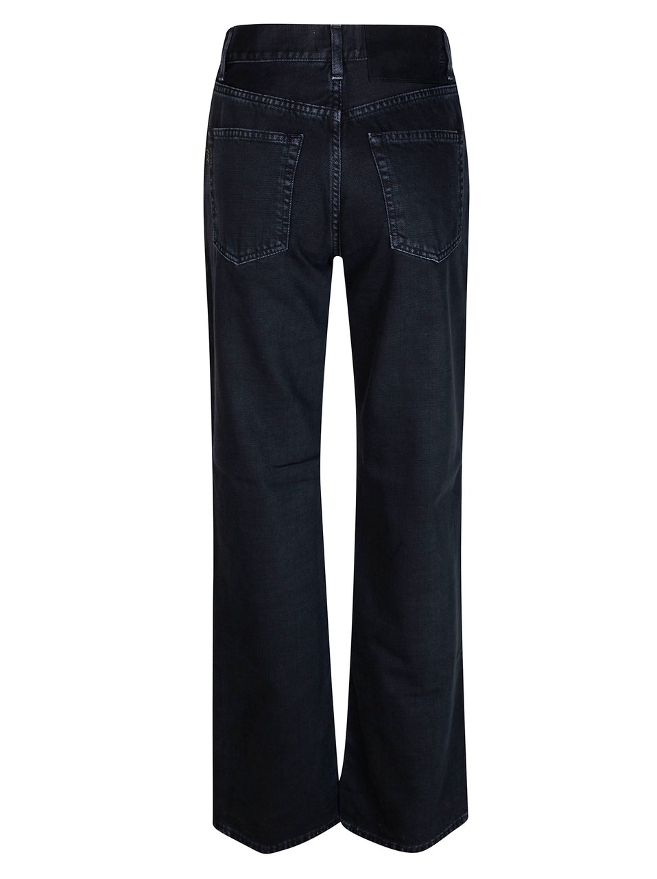 Haikure Black Cotton Dark Wash Jeans Zwart