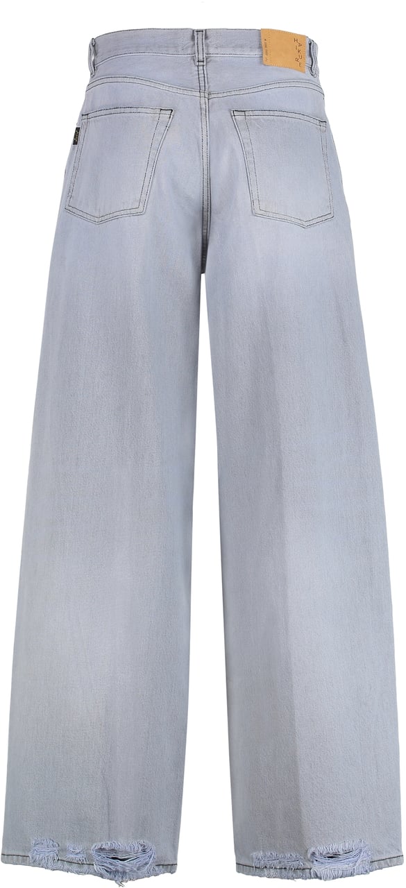 Haikure Bethany wide-leg jeans Blauw