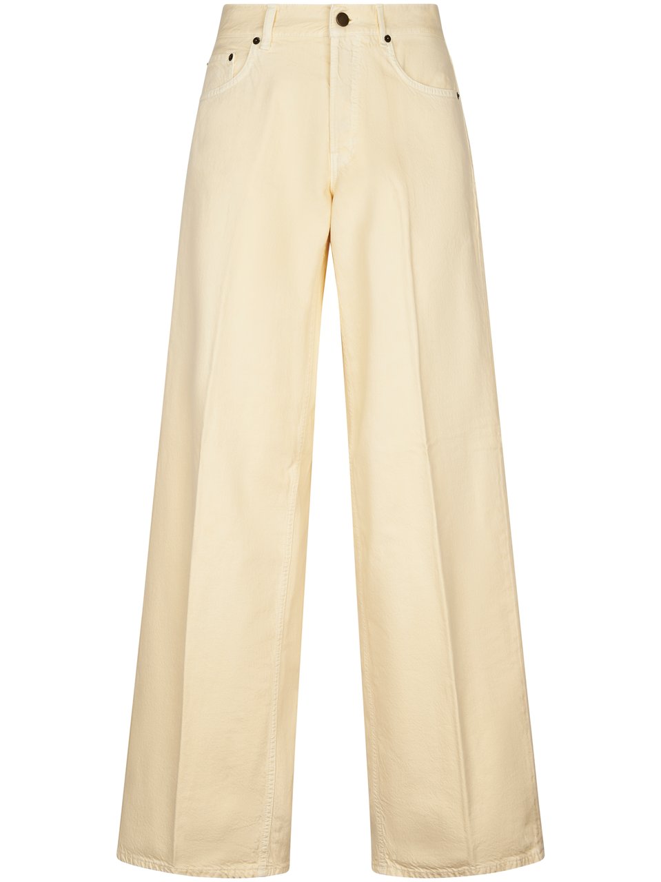 Haikure Wide-Leg Trousers with High Waist Neutraal