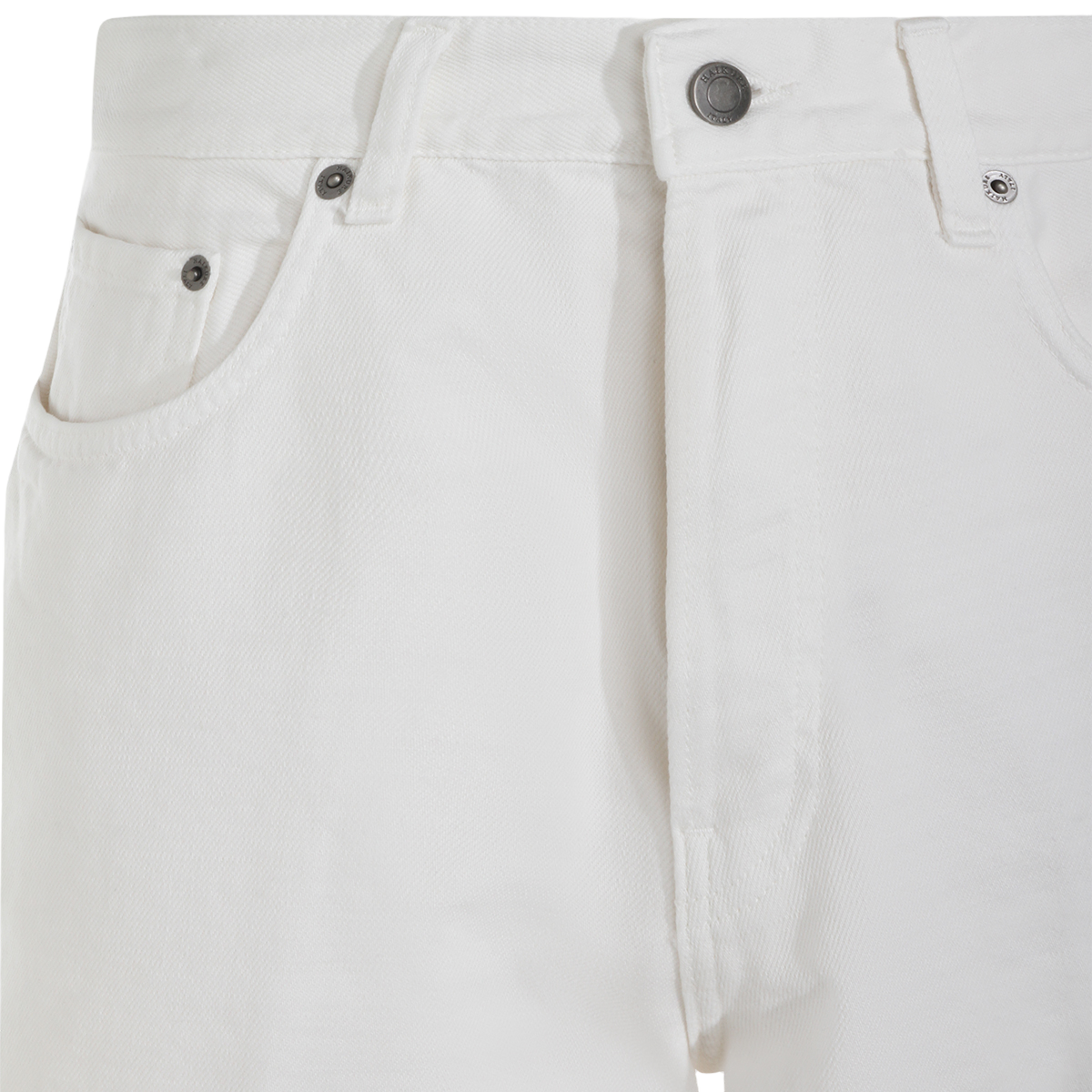 Haikure High-Waisted Straight-Leg Jeans with Classic Five-Pocket Design Wit
