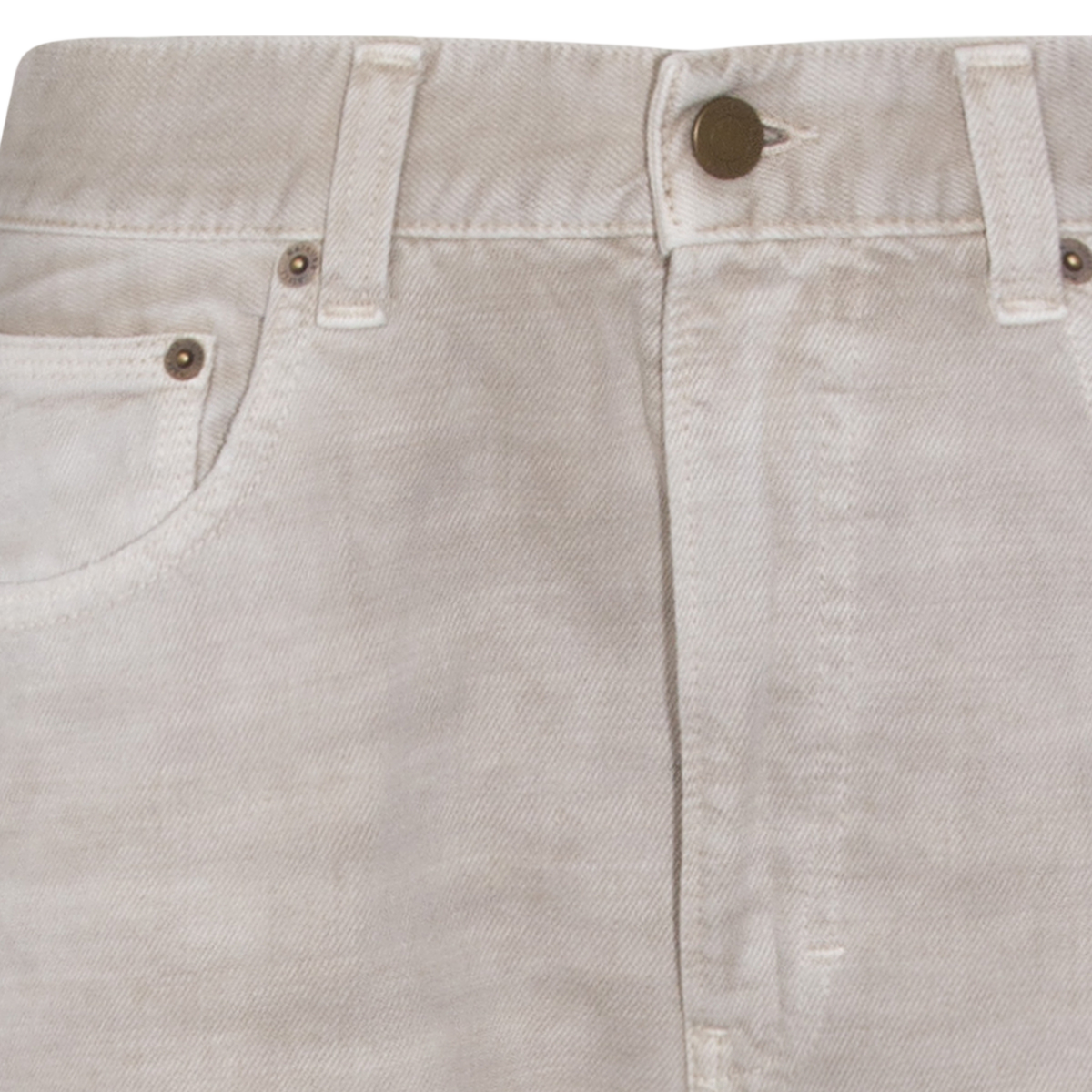 Haikure Straight-Cut Blue Jeans with Five-Pocket Design Neutraal