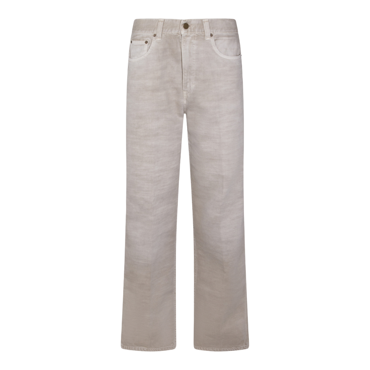 Haikure Straight-Cut Blue Jeans with Five-Pocket Design Neutraal