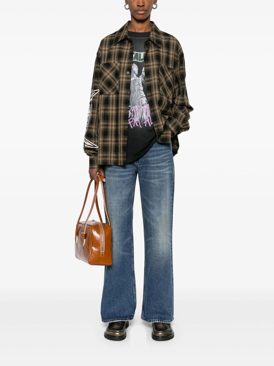 Haikure Blue Faded Wash Denim Jeans Blauw
