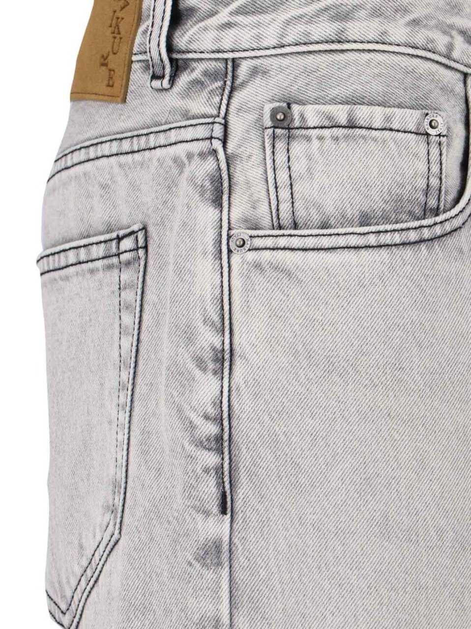 Haikure Bonnie Straight Jeans – Grey Grijs
