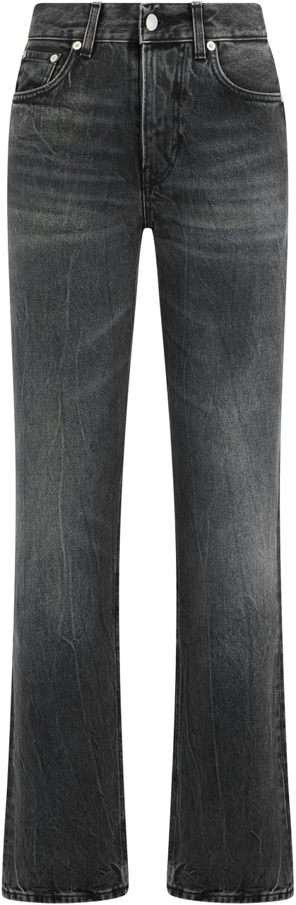 Haikure Straight jeans in cotton Zwart
