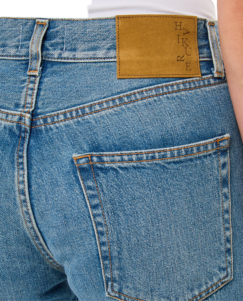 Haikure Straight-Leg Jeans With Classic Five-Pocket Design And Belt Loops Blauw