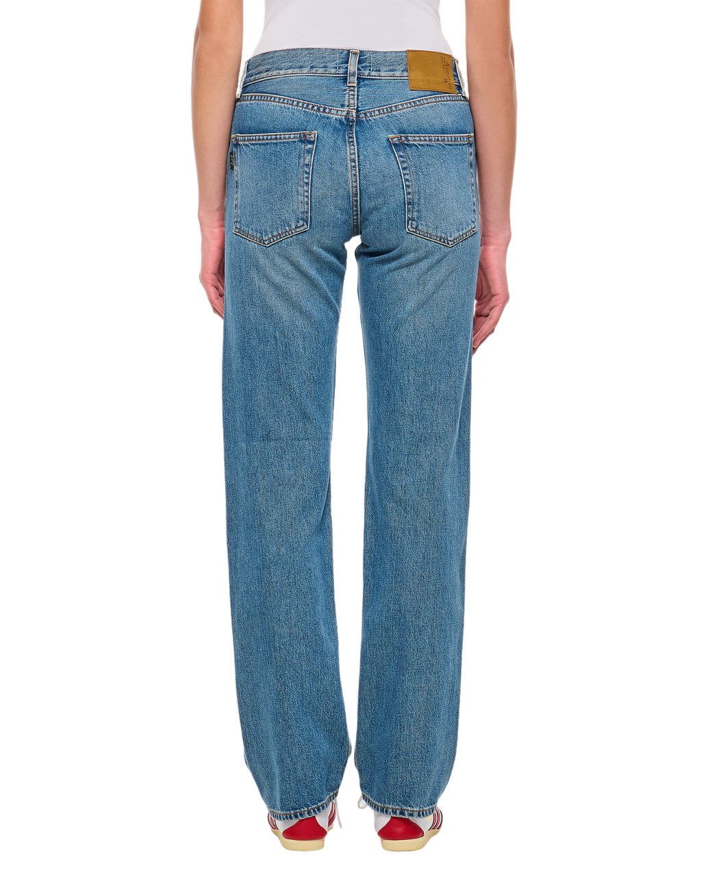 Haikure Straight-Leg Jeans With Classic Five-Pocket Design And Belt Loops Blauw
