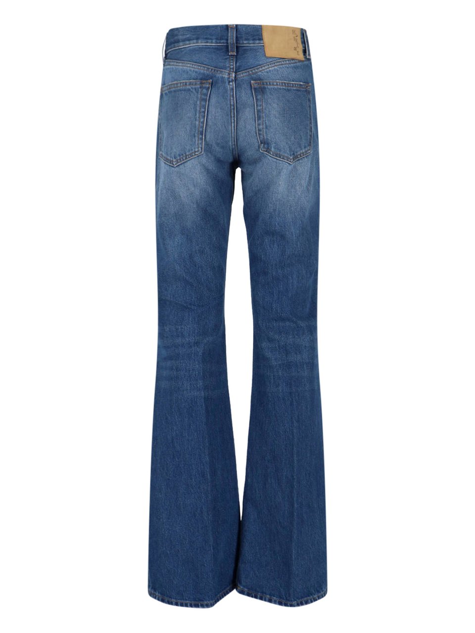 Haikure High-Waisted Flared Jeans With Retro-Inspired Design Blauw