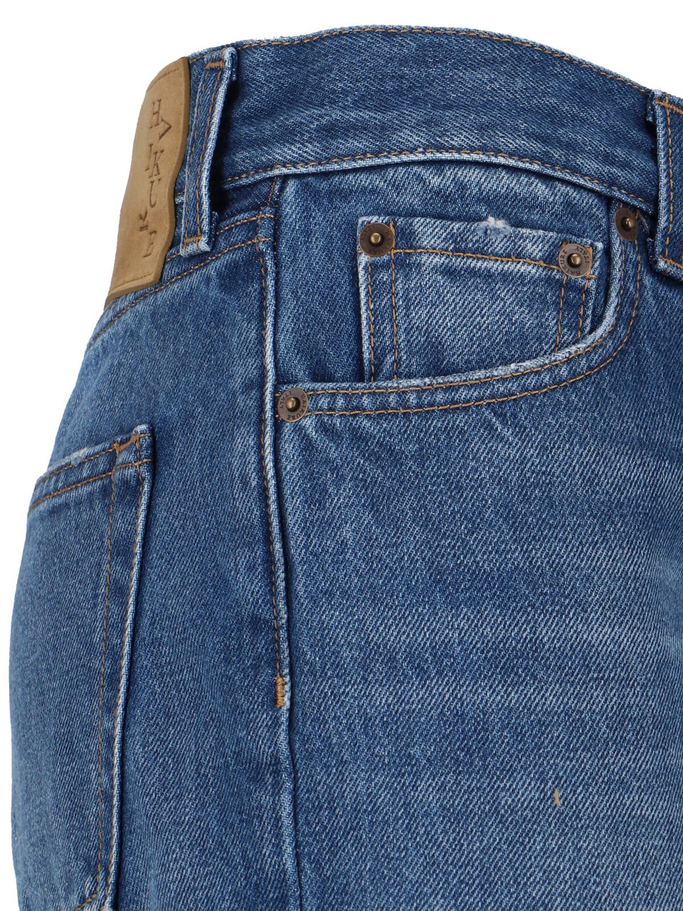 Haikure High-Waisted Flared Jeans With Retro-Inspired Design Blauw