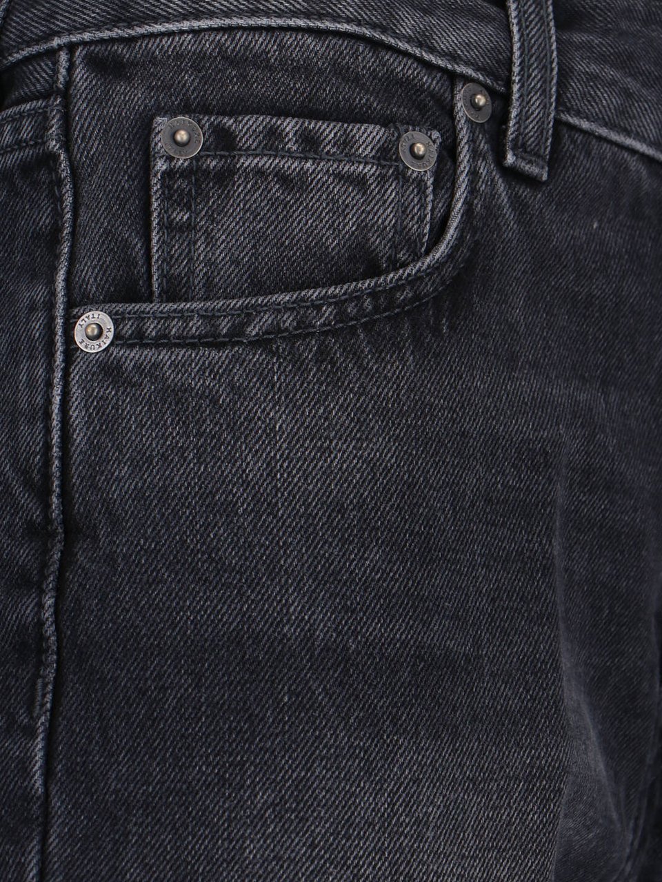 Haikure High-Waisted Bootcut Jeans With Five-Pocket Design Zwart
