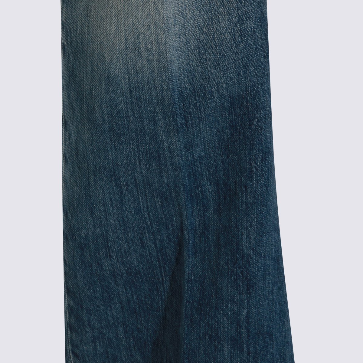 Haikure Slightly Flared Vintage Wash Denim Jeans Zwart