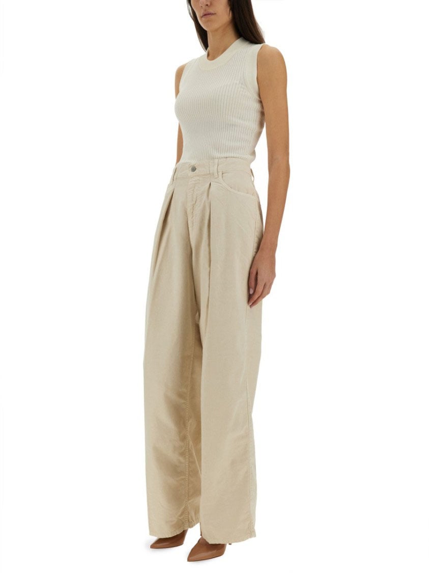 Haikure Relaxed High-Waist Wide-Leg Jeans Neutraal