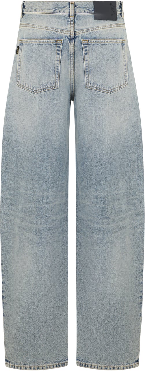 Haikure Loose jeans in cotton Lichtblauw