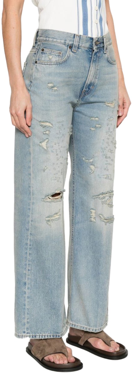 Haikure Jeans Clear Blue Blauw