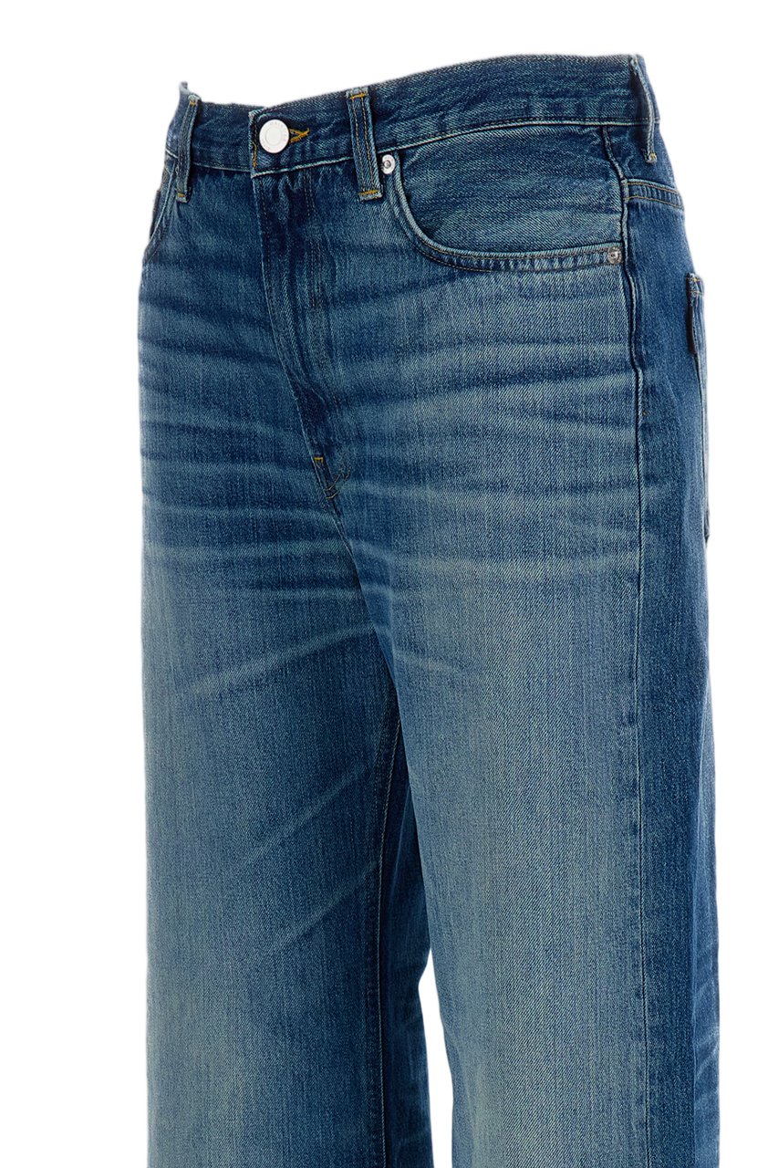 Haikure Blue Winny Straight Leg Denim Jeans Blauw