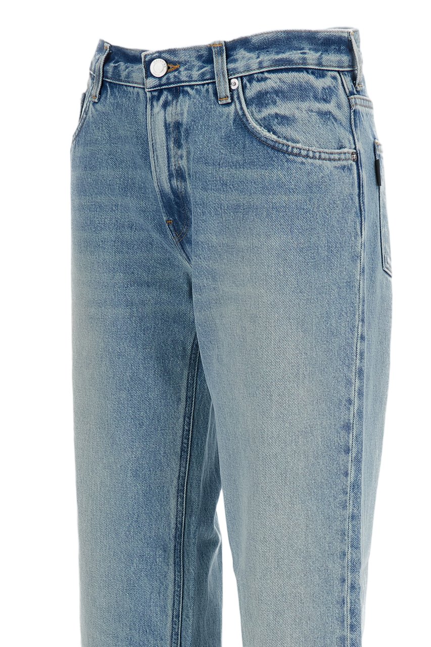 Haikure Light Blue Lisa Straight Leg Denim Jeans Blauw