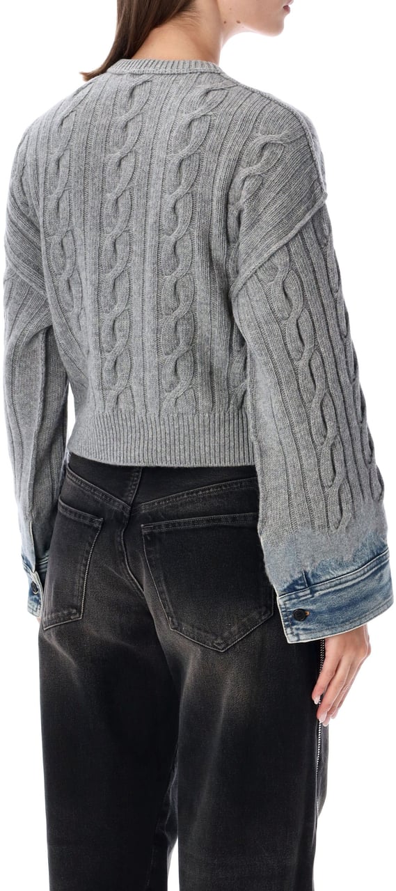 Haikure Karine Knit Grey Pollock Light Blue Grijs