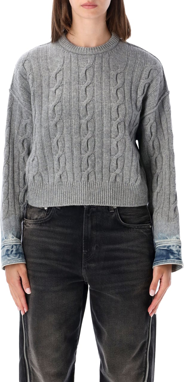 Haikure Karine Knit Grey Pollock Light Blue Grijs
