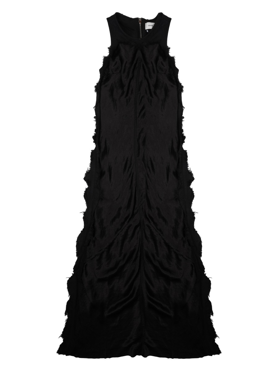 Haikure Toto Bull Satin Acetate Dress Zwart