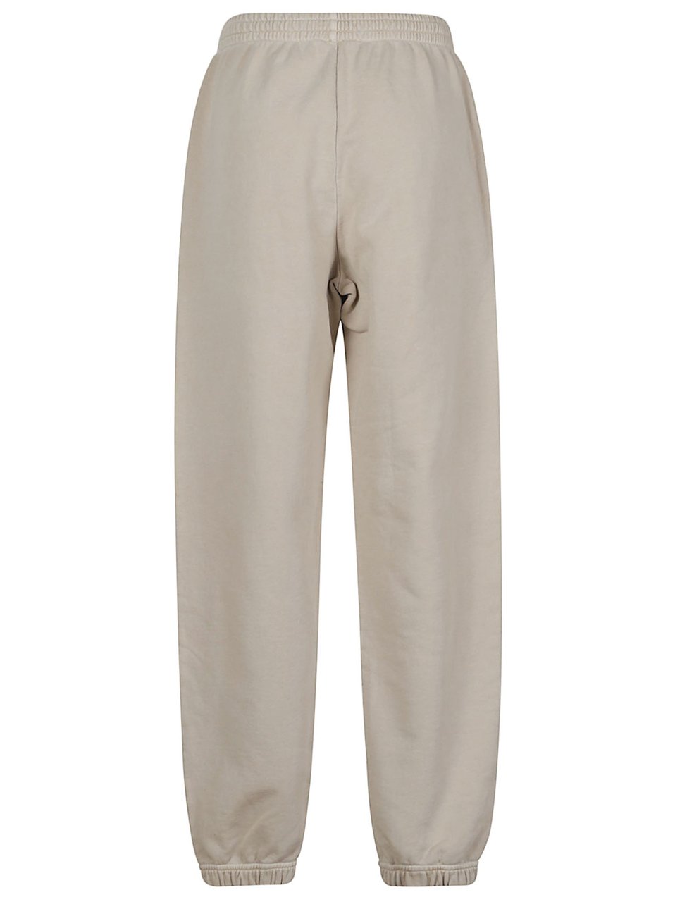 Haikure Beige Wide-Leg Pants With Elastic Waistband And Logo Detail Neutraal