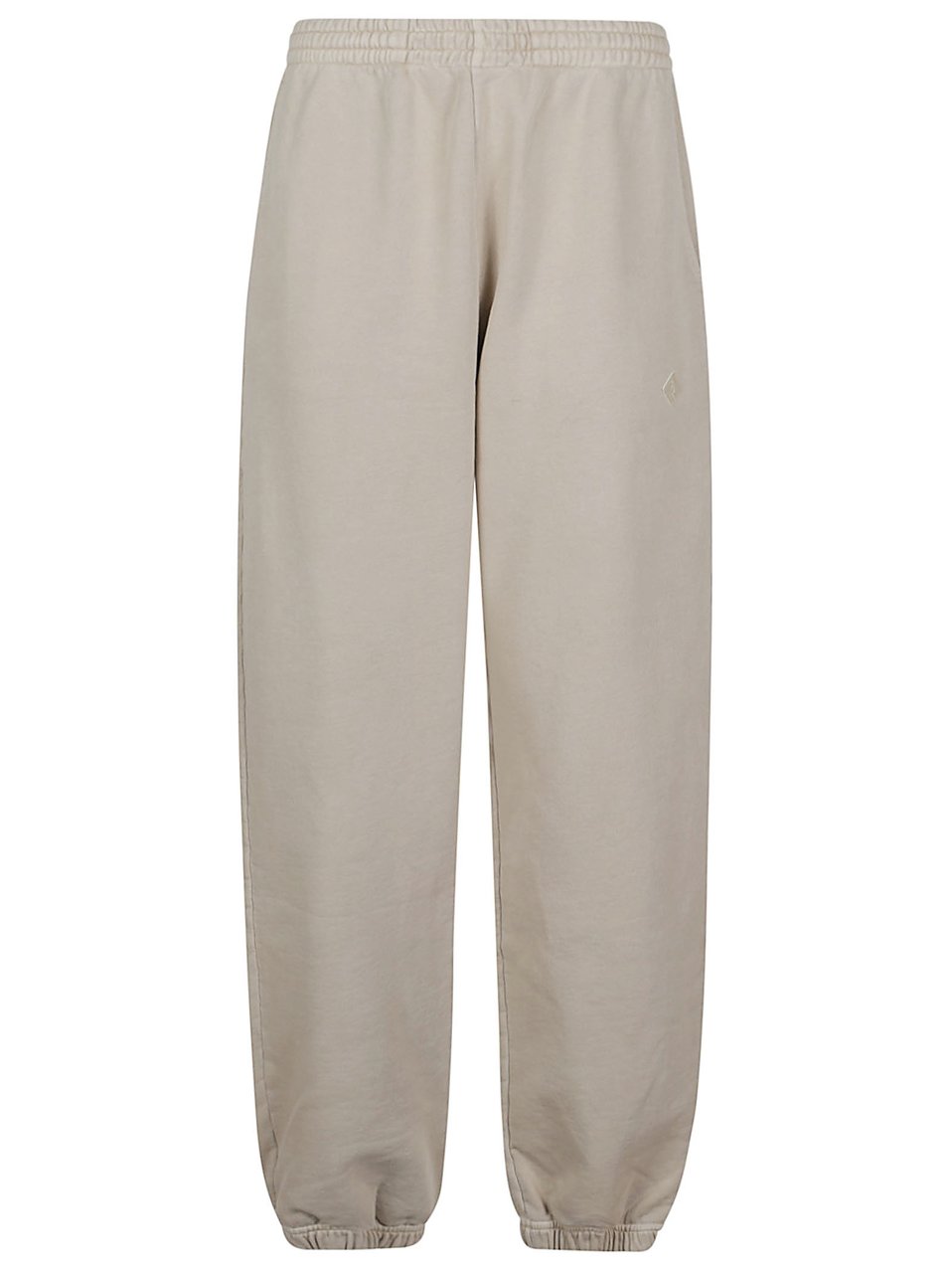 Haikure Beige Wide-Leg Pants With Elastic Waistband And Logo Detail Neutraal