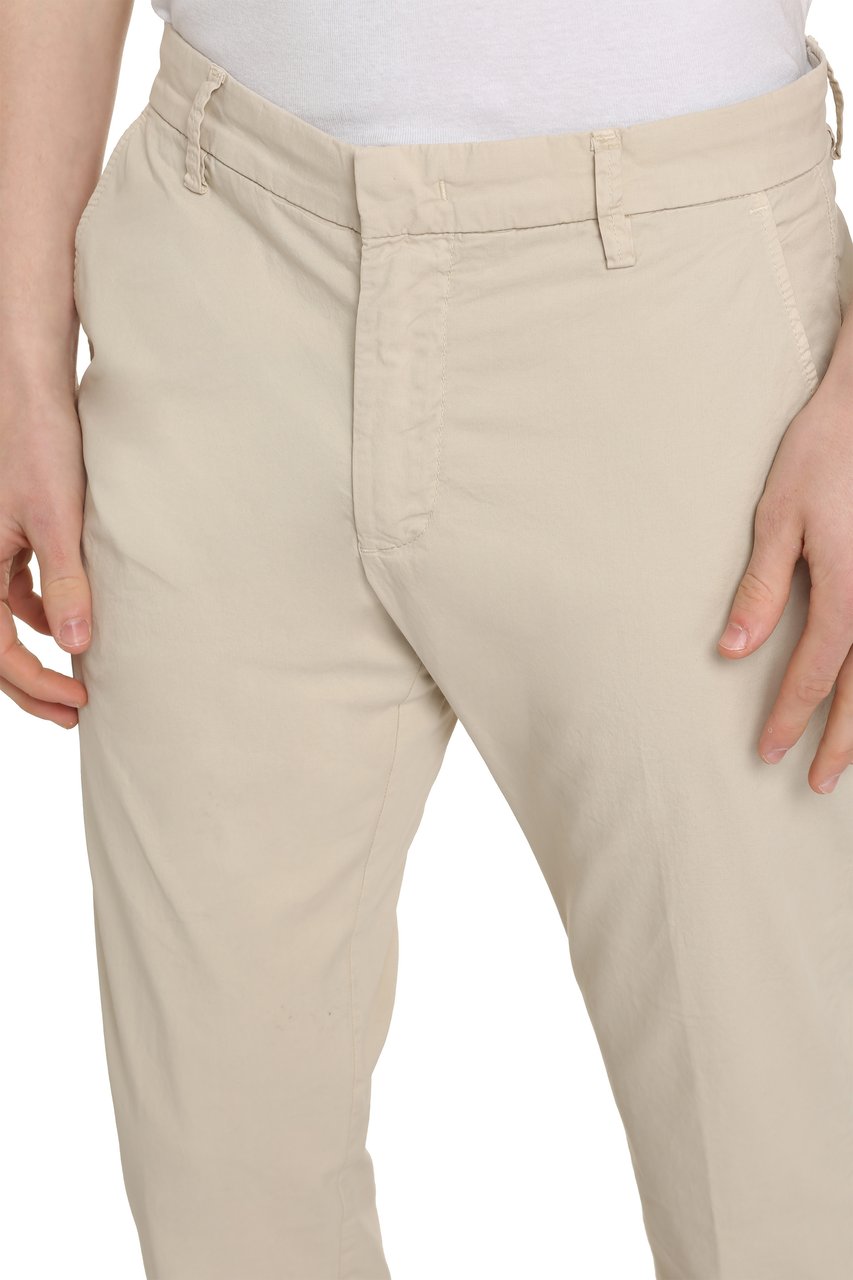 HANDPICKED Mantova cotton trousers Beige