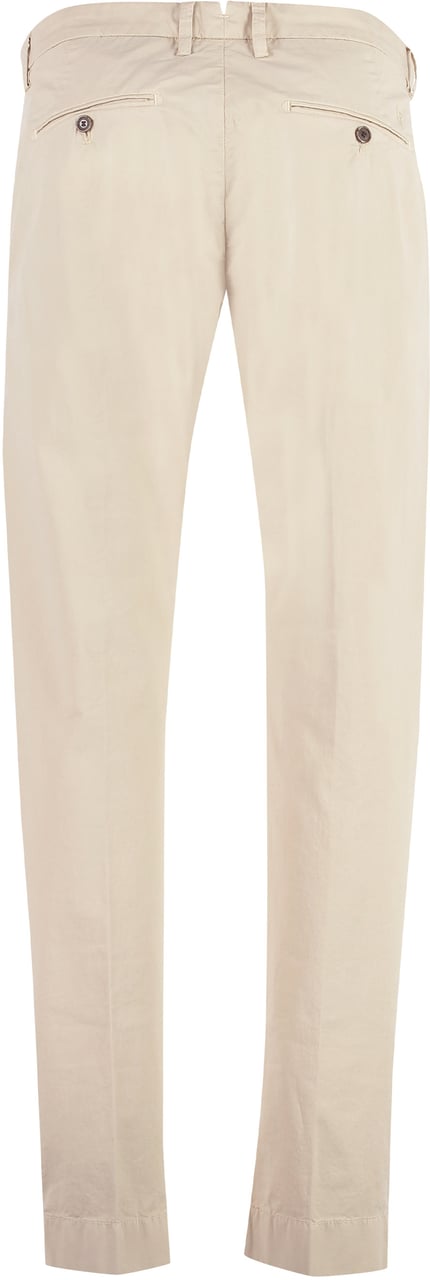 HANDPICKED Mantova cotton trousers Beige