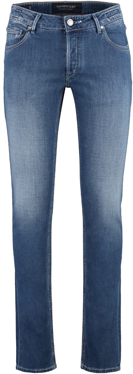 HANDPICKED Orvieto slim fit jeans Blauw