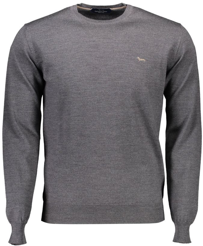 Harmont & Blaine Harmont & Blaine Grigio Wool Men Sweater Grijs