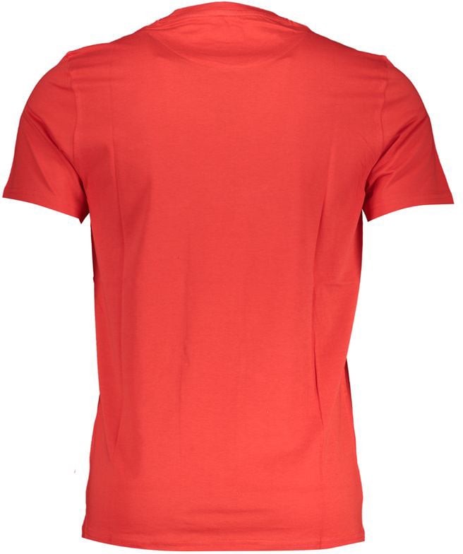 Harmont & Blaine Rosso Cotton Men T-Shirt Rood