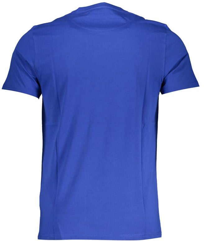 Harmont & Blaine Blu Cotton Men T-Shirt Blauw