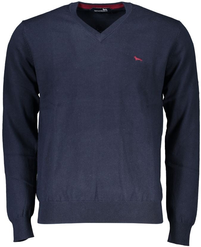 Harmont & Blaine Harmont & Blaine Blue Cotton Men Sweater Blauw