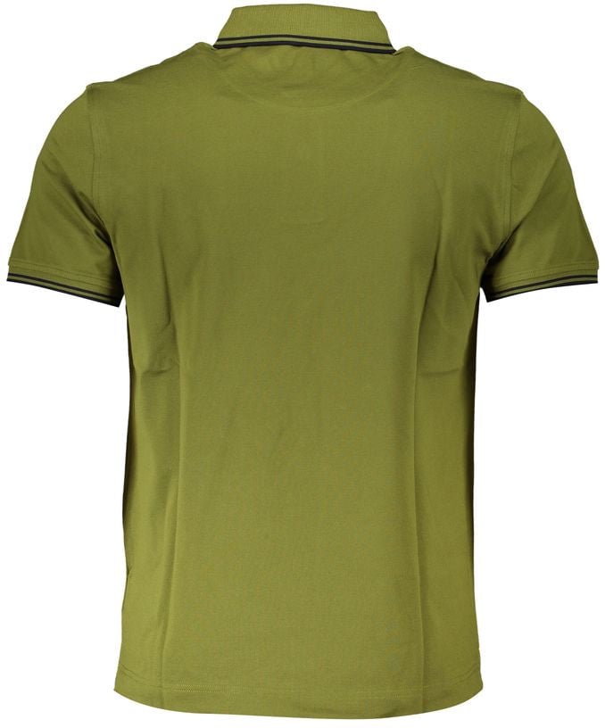 Harmont & Blaine Verde Cotton Mens Polo Groen