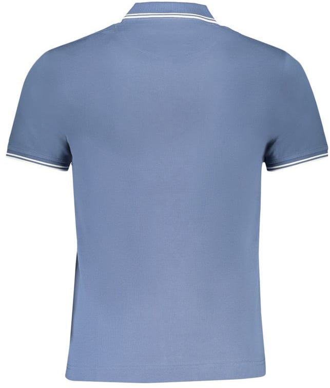 Harmont & Blaine Blue Cotton Men's Polo Shirt Blauw