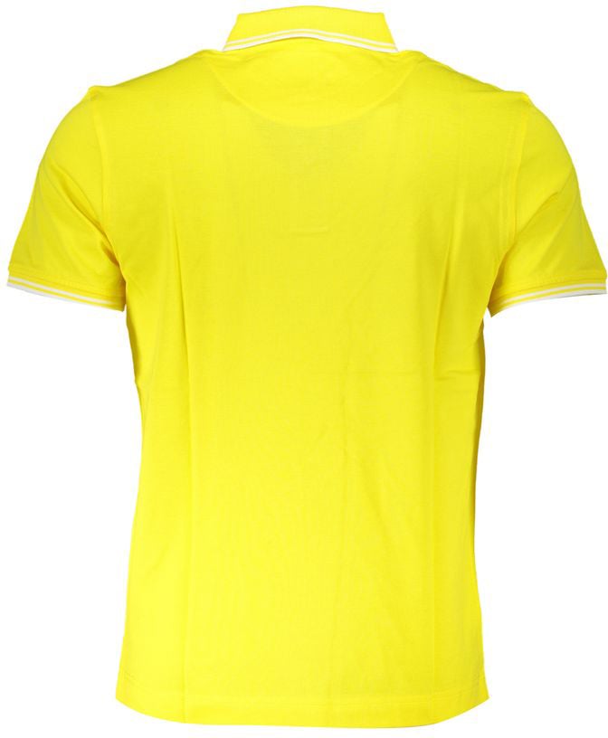 Harmont & Blaine Harmont & Blaine Yellow Cotton Polo Shirt Geel