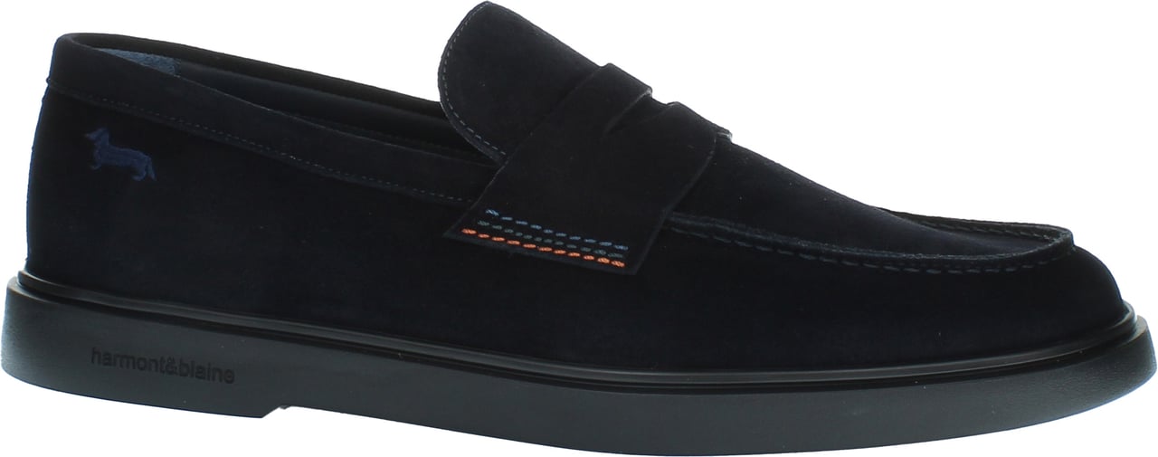 Harmont & Blaine Flat Shoes Blue Blauw