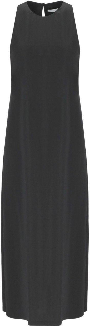 Harris Wharf London HARRIS WHARF LONDON SLEEVELESS LONG DRESS Zwart