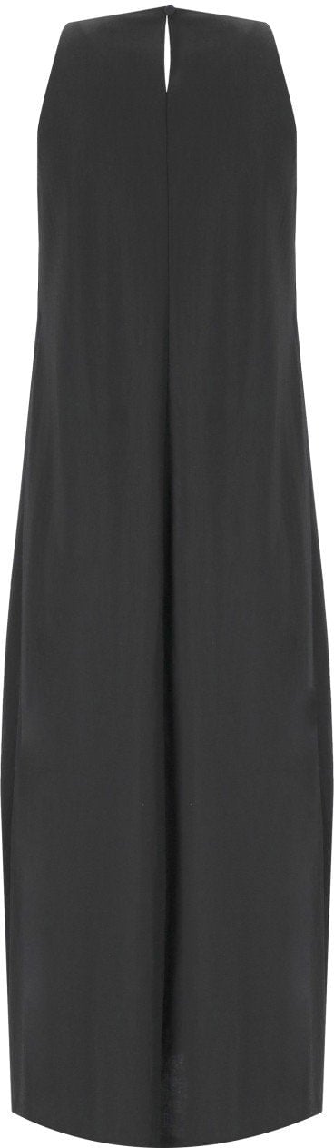 Harris Wharf London HARRIS WHARF LONDON SLEEVELESS LONG DRESS Zwart