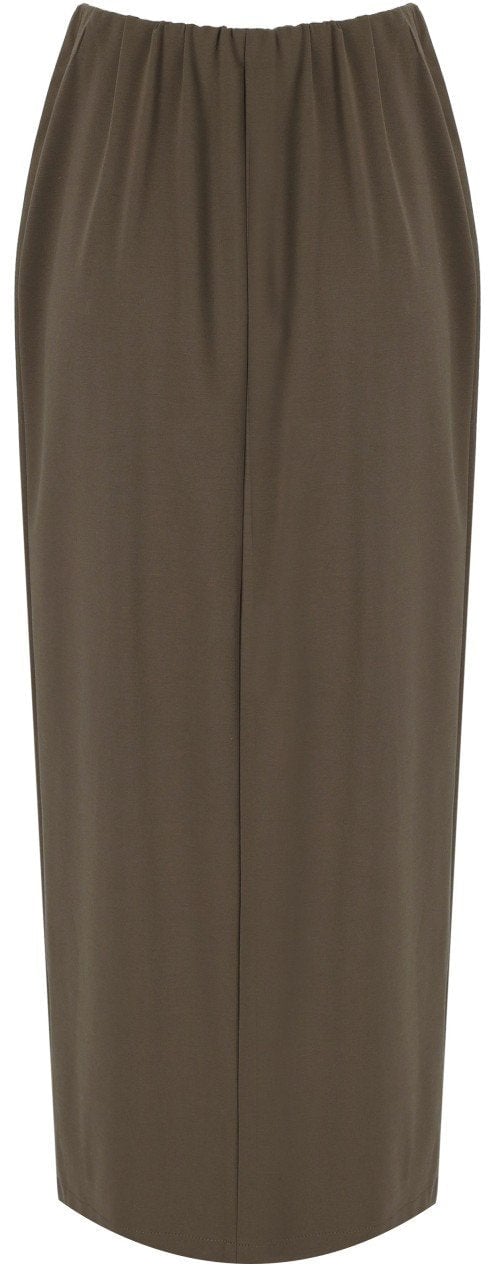Harris Wharf London HARRIS WHARF LONDON EBONY GREY MIDI SKIRT Bruin